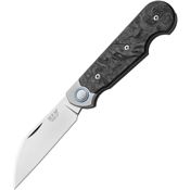 MKM-Maniago JQTDMBK Jaques Folder Knife Dark Matter Carbon Fiber Handles