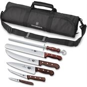 Swiss Army 740127X2 Swiss Classic Knife BBQ Set 7PC Maple Wood Handles