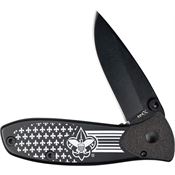 Case XX 18087 BSA Tec X Linerlock Knife Black Handles