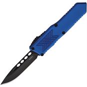 Guardian Tactical 124111BL Auto GTX025 Black Drop Point OTF Knife Blue Handles