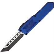 Guardian Tactical 124221BL Auto GTX025 Two-Tone Tanto OTF Knife Blue Handles