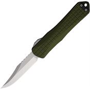 Heretic 026BF2AGRN Auto Manticore E Stonewash Bowie OTF Knife OD Green Handles