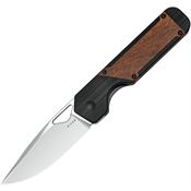 Kizer 3634C2 Militaw Satin Framelock Knife Black/Mikuruti Handles