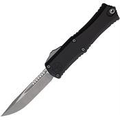 Microtech 1703M10AP Auto Hera II Mini Apocalyptic OTF Knife Black Handles