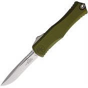 Microtech 170510OD Auto Hera II Stonewash Recurve OTF Knife OD Green Handles