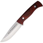 Muela 98484 Springer Fixed Blade Knife Brown Wood Handles