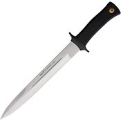 Muela 92885 Scorpion Satin Spear Point Fixed Blade Knife Black Handles