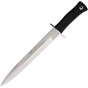 Muela 98262 Scorpion Satin Spear Point Fixed Blade Knife Black Handles