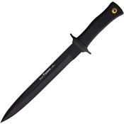 Muela 92884 Scorpion Black Spear Point Fixed Blade Knife Black Handles