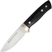 Muela 90866 Kodiak Drop Point Fixed Blade Knife Black Smooth Handles