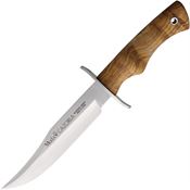 Muela 85918 Cazorla Clip Point Fixed Blade Knife Olive Wood Handles