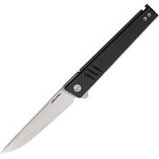 Real Steel 8071CS Kikashi Stonewash Linerlock Knife Carbon Fiber Handles