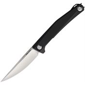 Real Steel 7111BS Teres Linerlock Knife Black Handles