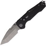 Real Steel 9914 Evolution Stonewash Tanto Button Lock Knife Carbon Fiber Handles