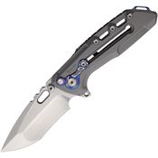 Reate 163 T1000-V2 Button Tanto Framelock Knife Bead Blast Handles