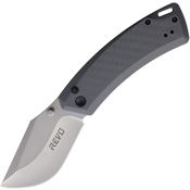 Revo CNYNGRY Canyon Stonewash Button Lock Knife Gray Handles