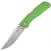 RUIKE P882G P882 Satin Lockback Knife Green Handles