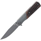 Schrade 1209458 Assist Open Frontier Barlow Linerlock Knife Gray Handles