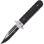 S-TEC 271282BK Assist Open Two-Tone Linerlock Knife Black Wood Handles