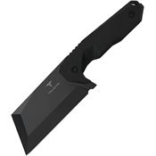 Takumitak 308 Antidote Black Cleaver Fixed Blade Knife Black Handles