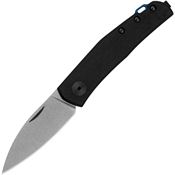 Zero Tolerance 0235G10 Model 0235 Stonewash Slip Joint Knife Black Handles