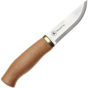 Brusletto 10102 Bruslettokniven Fixed Blade Knife Oiled Birch Wood Handles