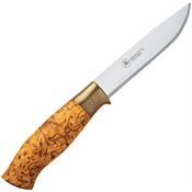 Brusletto 10113 Ry Fixed Blade Knife Birch Wood Handles