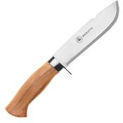 Brusletto 10143 Villmarka Small Fixed Blade Knife Olive wood Handles