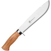 Brusletto 10144 Villmarka Large Fixed Blade Knife Olive Wood Handles