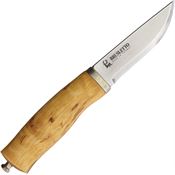 Brusletto 10145 Halling Jaktia Edition Fixed Blade Knife Curly Birch Handles