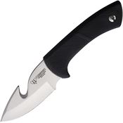 Cudeman 133H Guthook Fixed Blade Knife Black G10 Handles