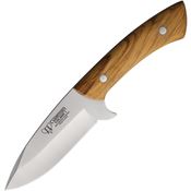 Cudeman 133L Colibri I Drop Point Fixed Blade Knife Olive Wood Handles