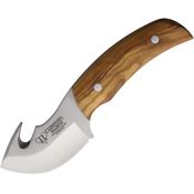 Cudeman 137L Haakon Guthook Fixed Blade Knife Olive Wood Handles