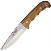 Cudeman 147L Hunter Fixed Blade Knife Olive Handles