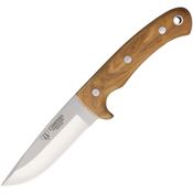 Cudeman 151L Fixed Blade Knife Olive Wood Handles