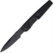 Extrema Ratio 0243UBLKBL LKU01 Urban Black Dagger Linerlock Knife Black Handles