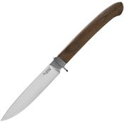 LionSTEEL AG1CVG AGO Fixed Blade Knife Green Micarta Handles