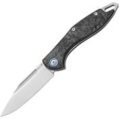 MKM-Maniago MY01DMBK Fara Slip Joint Knife Dark Matter Carbon Fiber Handles