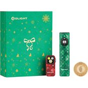 Olight CHRISTMASSET Oclip Arkfeld Flashlight Christmas Set Red/Green Handles