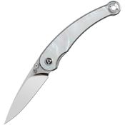 QSP 161C Dolphin Spear Point Linerlock Knife Pearl Handles