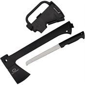 WithArmour 015BK Woodman Axe and Saw Set Black Handles