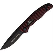 WithArmour 095RG Coral Black D2 Carbon Steel Slip Joint Knife Black/Red Handles