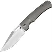 Artisan 1867GPGY Revel MagnaCut Clip Point Framelock Knife Titanium Handles