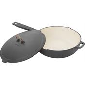 Barebones Living 1104 Enamel Lined Cast Iron Skillet