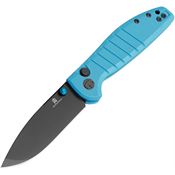 Bestech MK10D Bestechman Goodboy Jr. Black D2 Carbon Steel Knife Teal G10 Handles