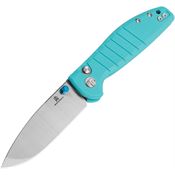 Bestech MK10B Bestechman Goodboy Jr. Two-Tone D2 Carbon Steel Knife Teal G10 Handles