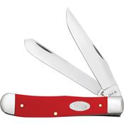 Case XX 56980 Trapper Knife Red Synthetic Handles