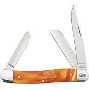 Case XX 35301 Med Stockman Knife Copper Kirinite Handles