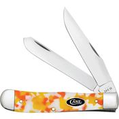 Case XX 53750 Trapper Knife Candy Corn Kirinite Handles