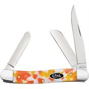 Case XX 53753 Med Stockman Knife Candy Corn Kirinite Handles